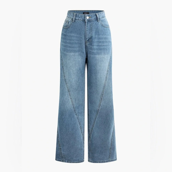 Micas Light Blue Wash Jeans - Size XL - New with Tags - Picture 4 of 15